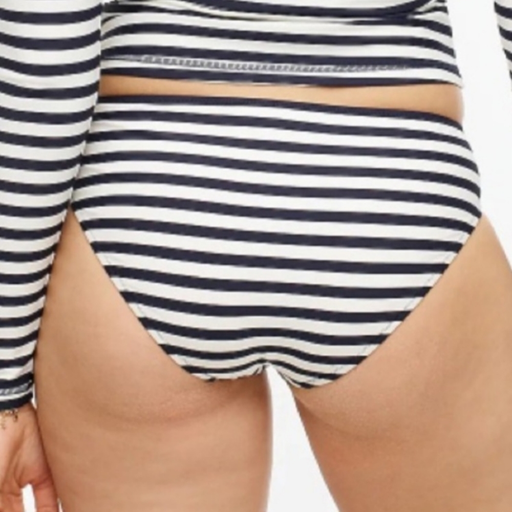 J. Crew Classic Stripe Bikini Size XL - Picture 7 of 7